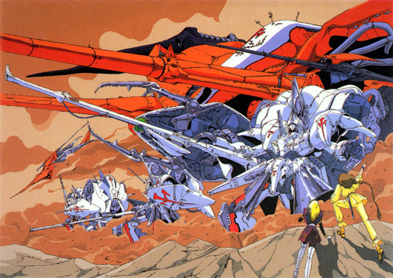 LED Mirage mortar headds - a popular mecha model kit
